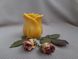 Свічка воскова з натурального бджолиного воску "Троянда" Zigrivay (6х5см)