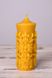 Свічка з натурального бджолиного воску "Дерево життя" Zigrivay (11,5х5,5см)